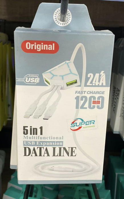 5 In 1 Cable 2.4A