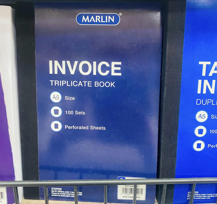 Marlin Triple A5 BK Invoice / 073A