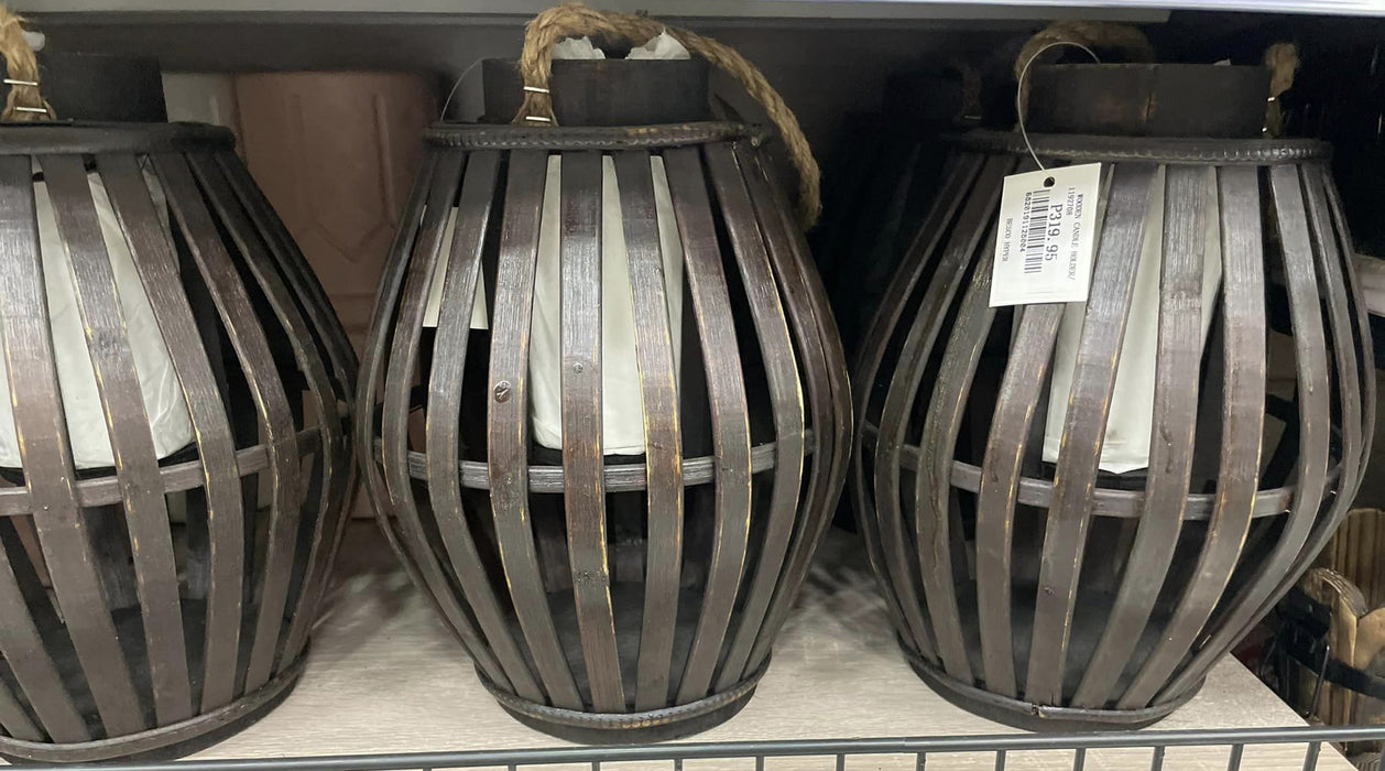 Wooden Candle Holder / 1192708
