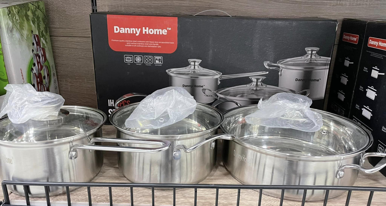 6PCS Stainless Cookware Set / DH07-6