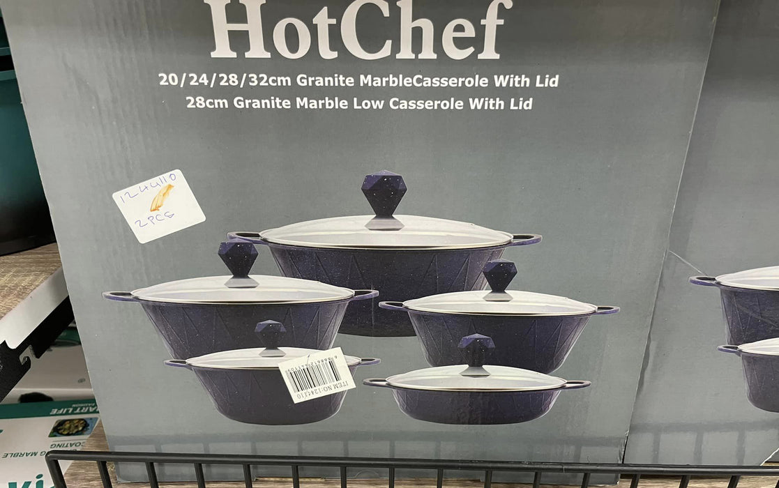 Hotchef 10PCS Die Cast Granite Marble Cookware Set / 1244110