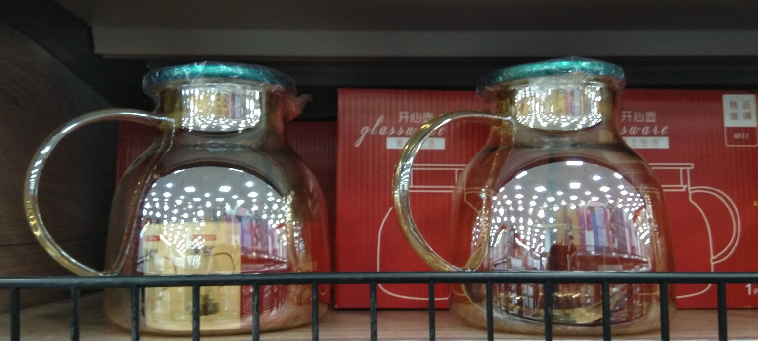 金色玻璃水壶1500ML/6811-D