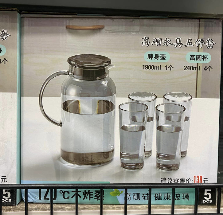 5件套金色/黑色玻璃套装/28-4/31-4
