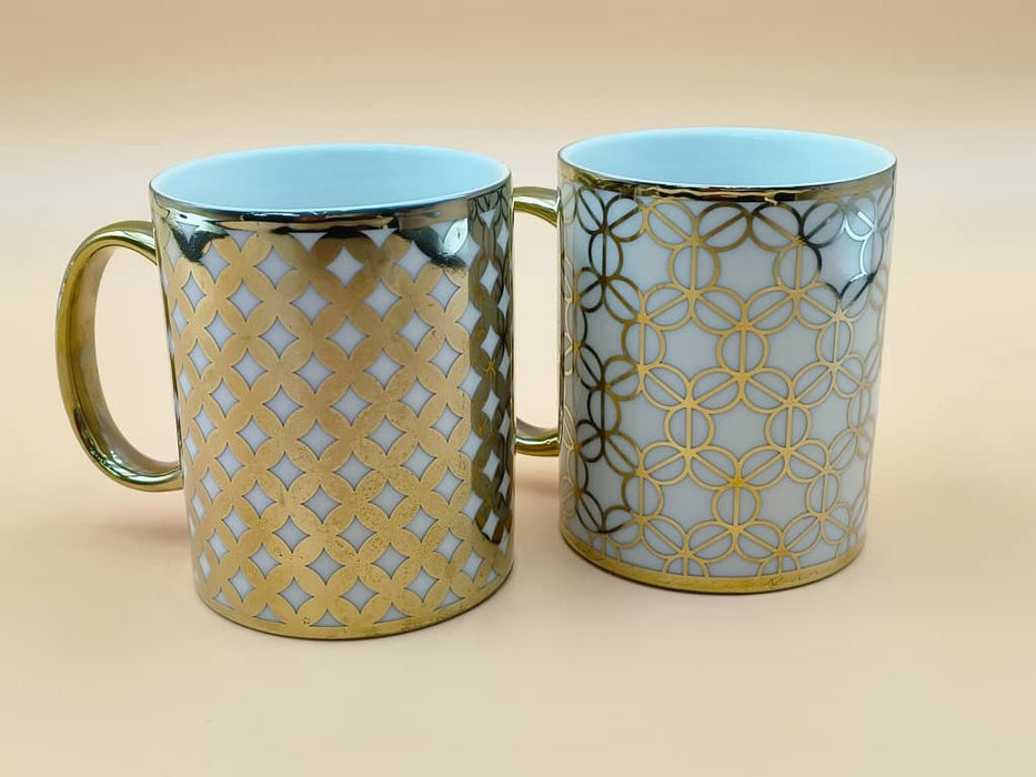 Gold Rim Ceramic Cup / 10341105