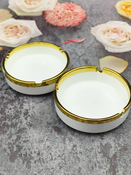 Gold Plated 4 Ashtray / 10341158