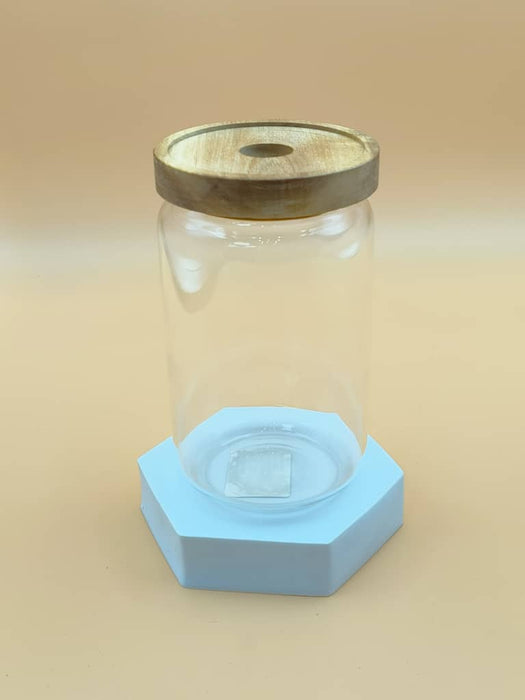 Transparent Glass Storage Jar / 16340005