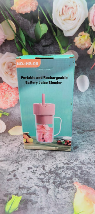 Portable And Rechargeable Battery Juice Blender / HS-08 / RS-551