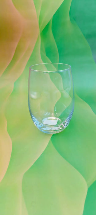 Clear Glass Cup 1pcs / D35-DB144