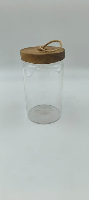 750ml Glass Storage Far With Lid / 1988-59