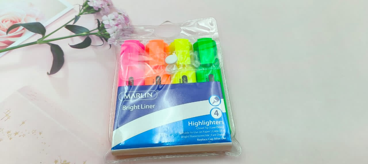 Marlin Highlighters 4's ASST. / SM10