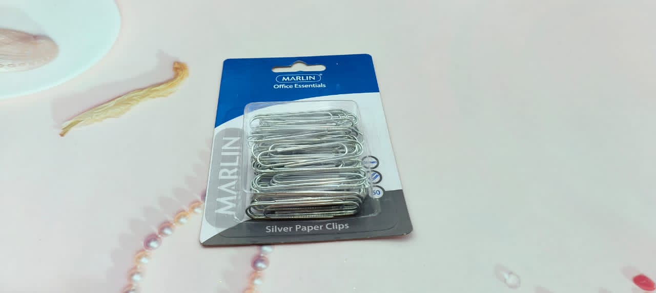 Silver Paperclips 50mm 50's / SM159