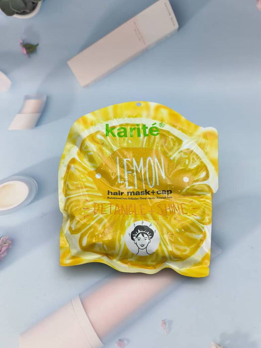 Lemon Hair mask + Cap/ 1111-47B