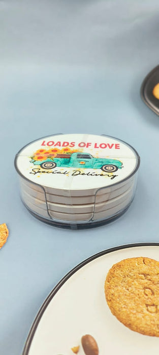 Coasters 10cm 4PCS / 2027-3