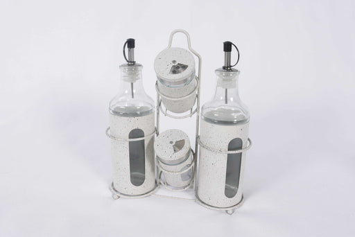 4PCs Oil/Vinegar And Salt/Pepper Beige / CH602