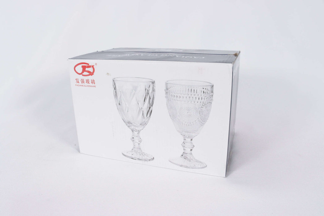 6PCs Glass Goblet / D35-GB10G