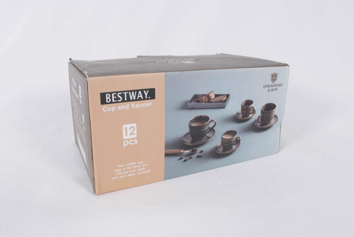 Cup and Saucer Set 12 PCS 100ML / STB09-1