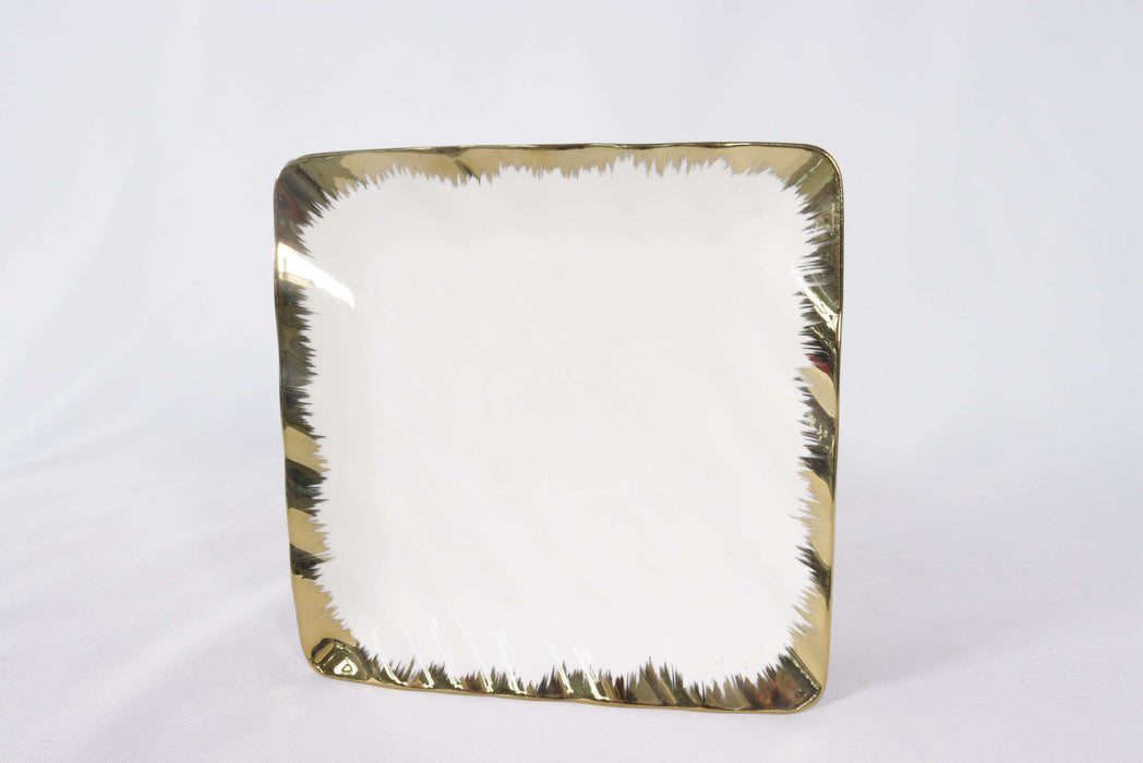 Golden Rimmed plate / 13880020