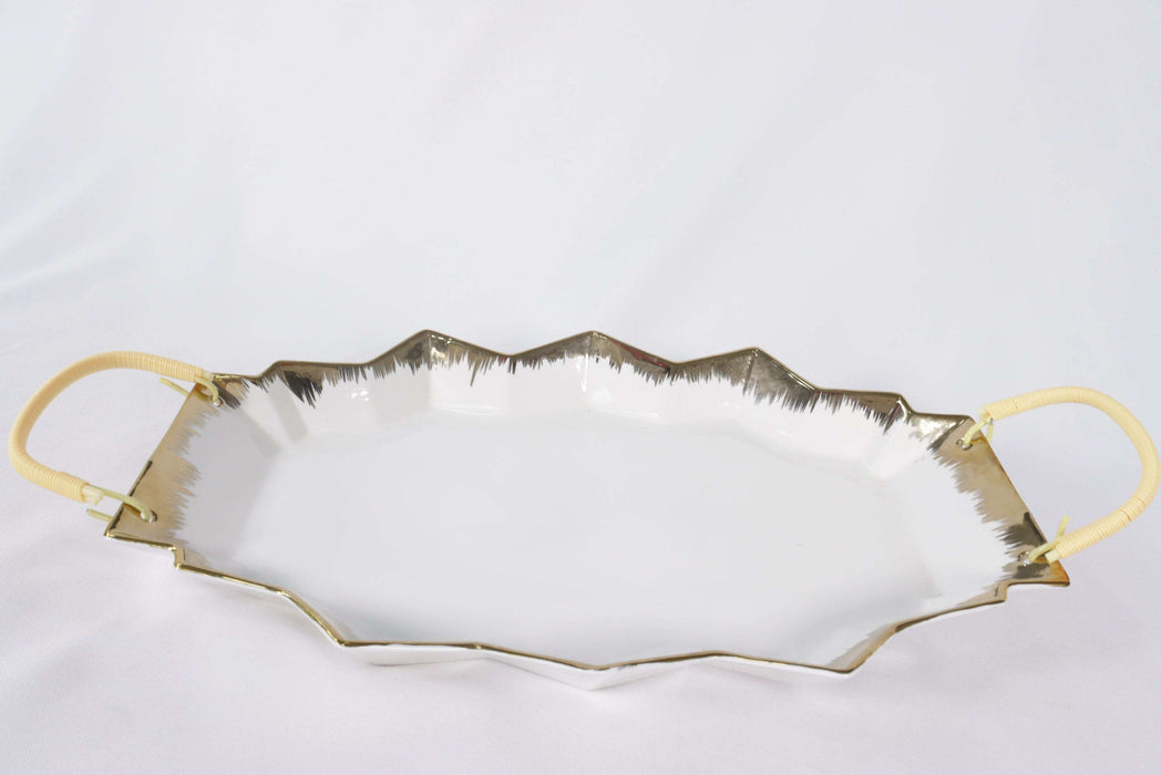 Golden Rimmed plate / 13880096