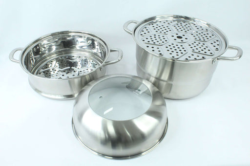 30CM Double Steamer High Grade Stainless Steel