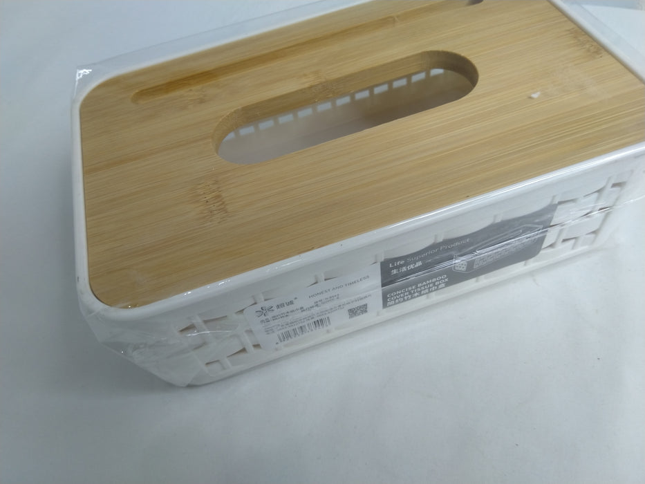 Simple Bamboo Rhyme Tissue Box / 11355425