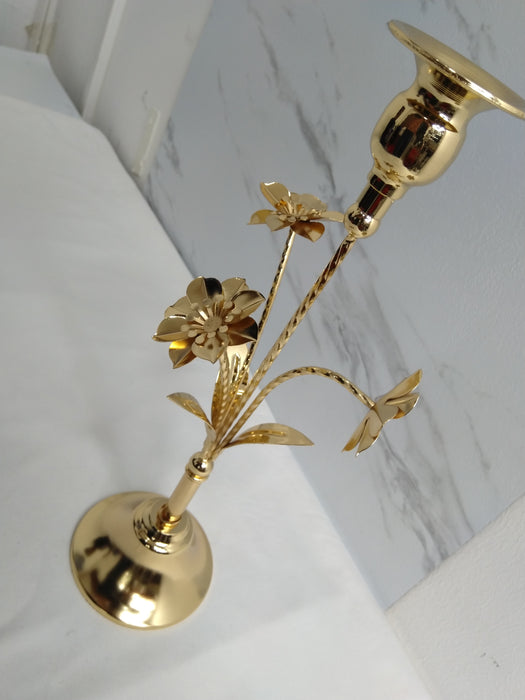 Golden Candle Holder / 17350001