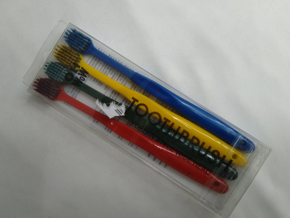 Korean Style Toothbrush 4 Pack
