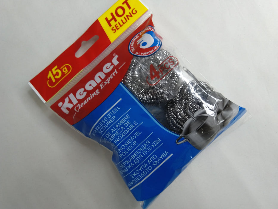 Stainless Steel Scourer 4pcs / GSH008