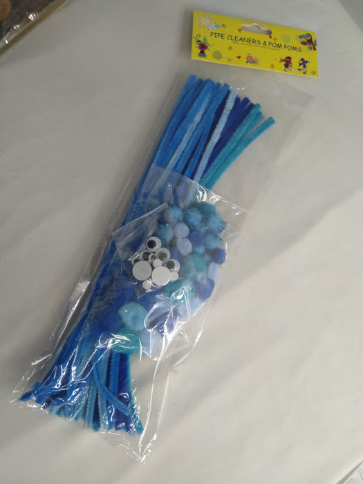 管道清洁剂和 Pom Pom / TOT-1603