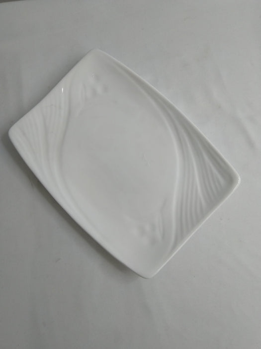 8 Inch Rectangle Ripple Pattern Square Fruit Plate / 13800406