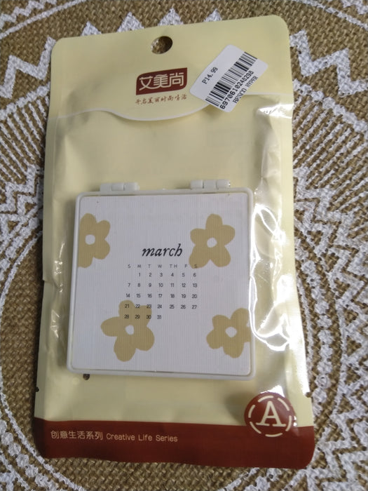 A02 Square Makeup Double Sided Mirror
