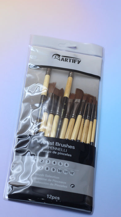 12-pack Multi-Function Paintbrush / G-V12opp