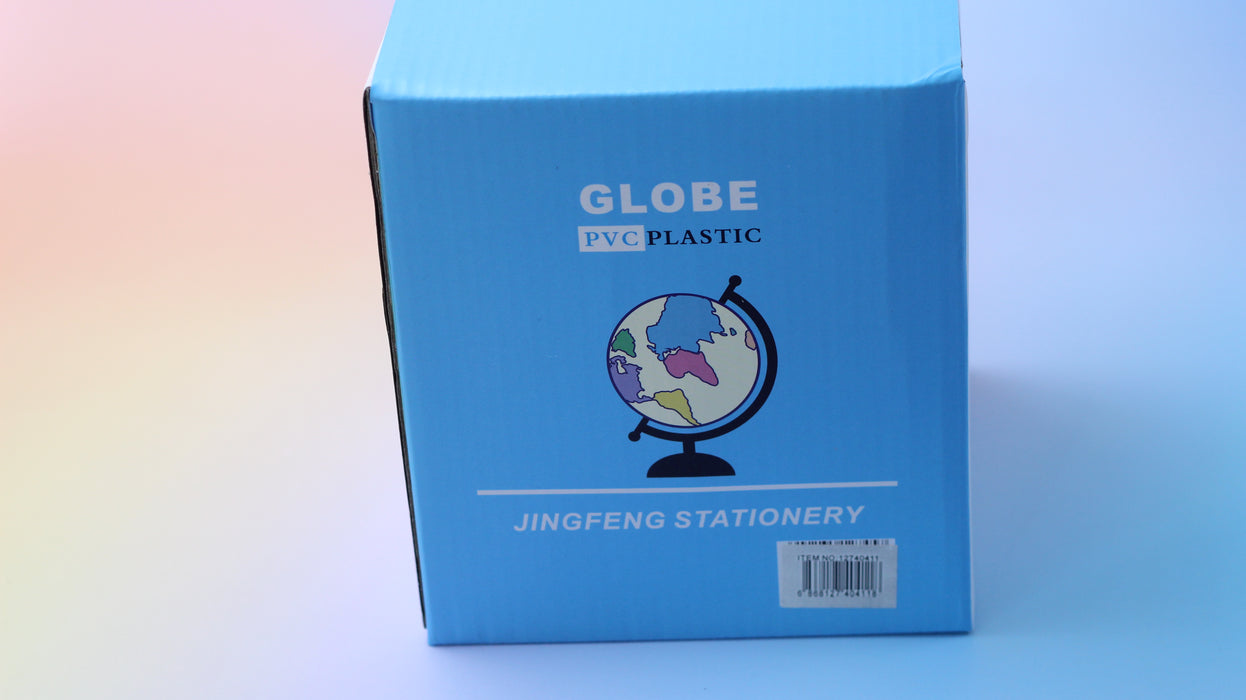 "PVC-14 2 14.2CM PVC Globe English Blue Ordinary Finished Product" / 12