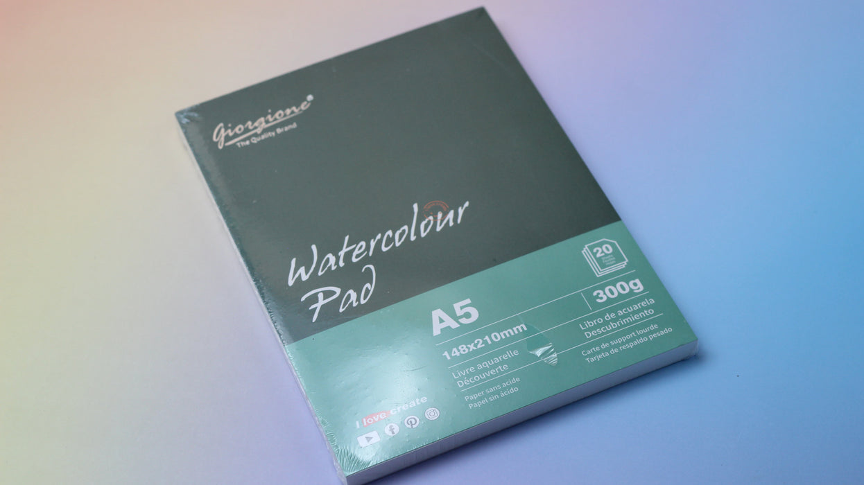 A5 Cotton Watercolor Single-Sided Sealed Book / G-WB20-A5
