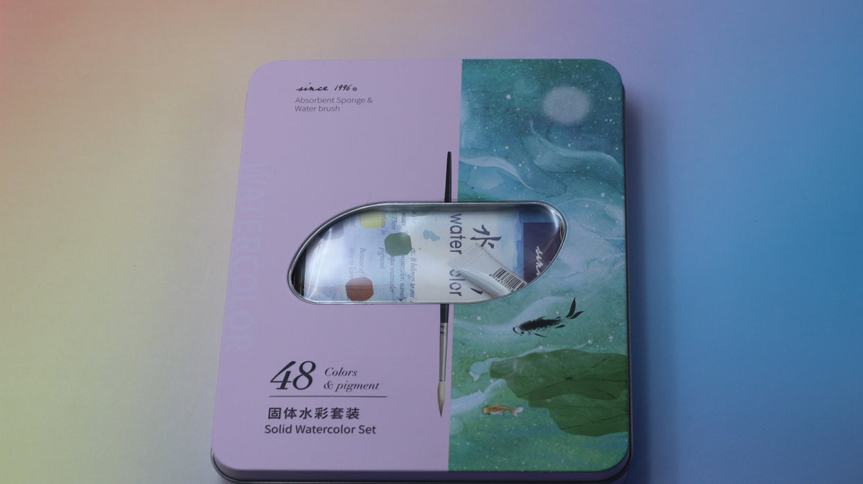 48 Colors Solid Watercolor Paint / G-3048