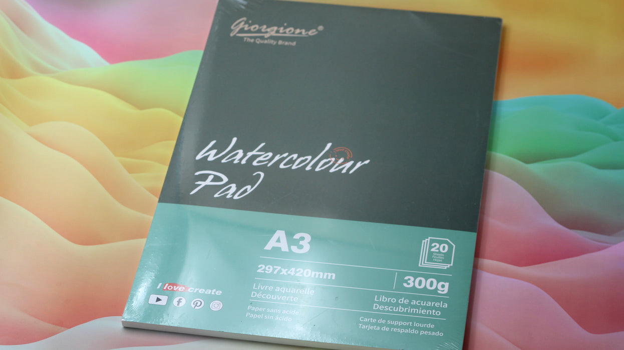 A3 Cotton Watercolor Single-Sided Sealed Book / G-WB20-A3