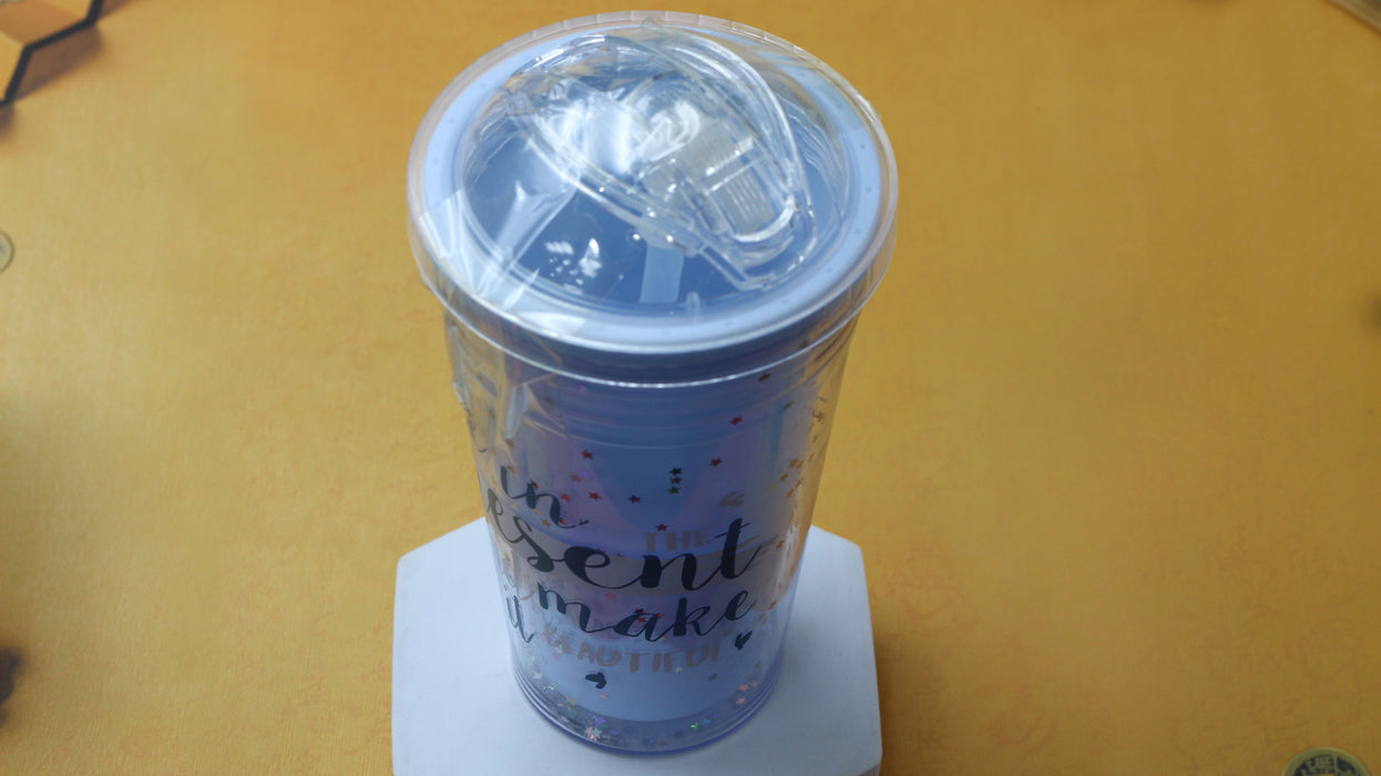 Star Sequins Straw Cup 450ml / 1718103