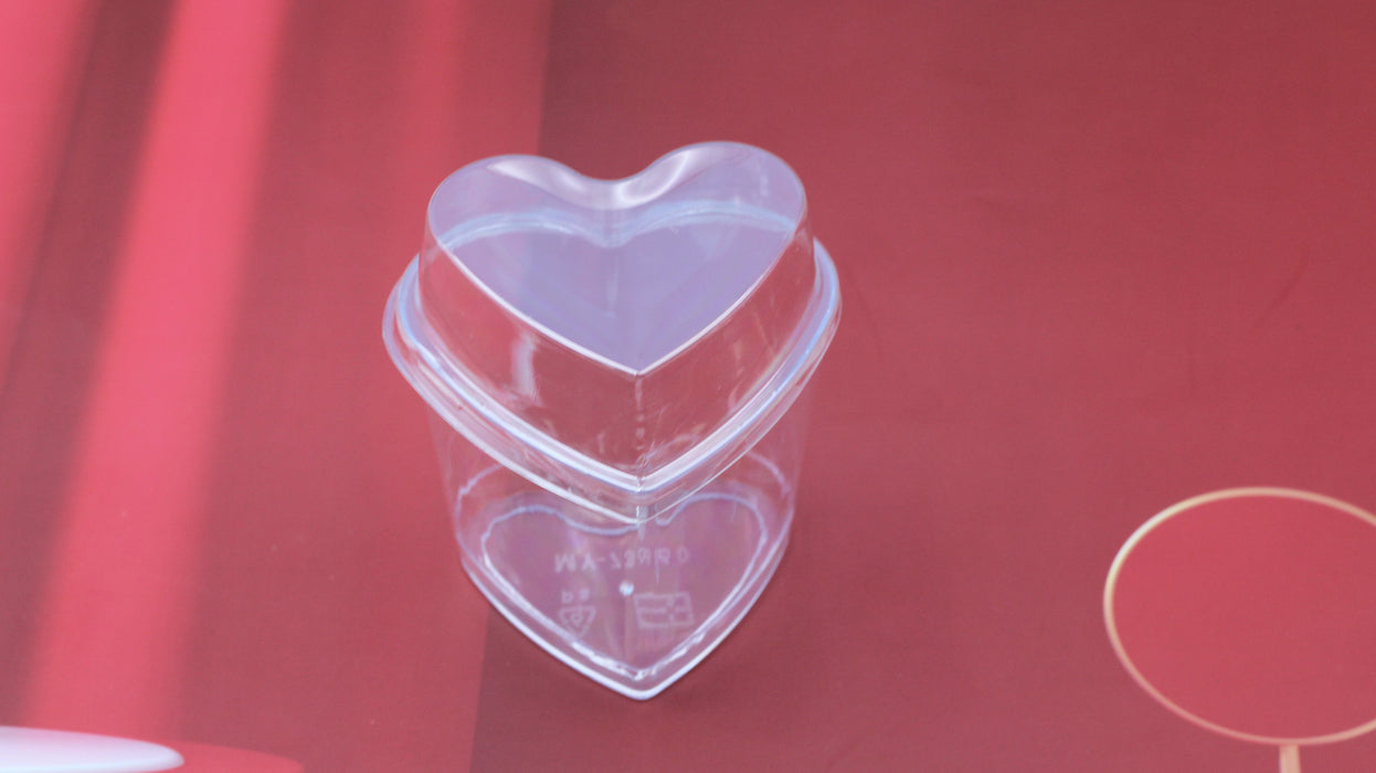 Heart Shaped Dessert Cup 25pcs / 17240053 / 17240054