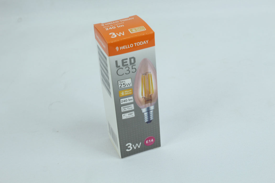 C35 WH 灯丝 E14 / 3W