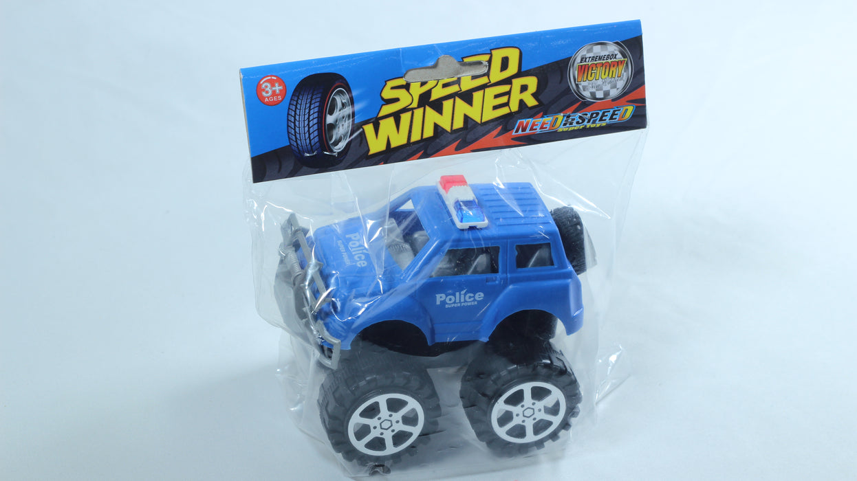 Inertial police off-road vehicle