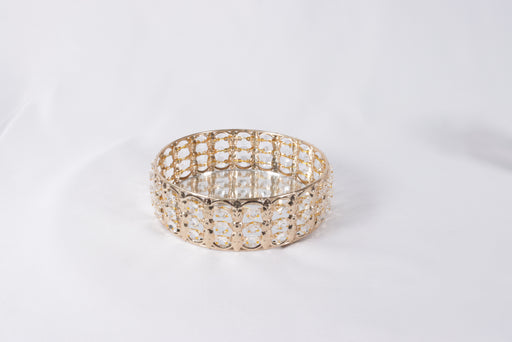 Square Octagonal Bead Mirror Plate /S - Besco Hyper