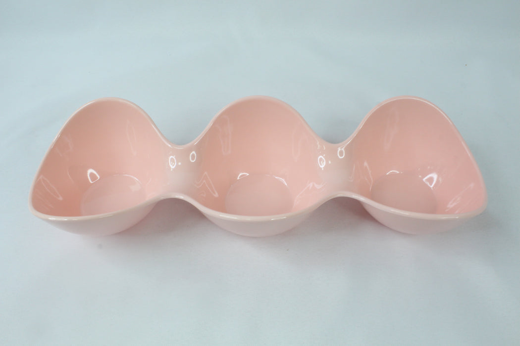 Three-Grid Bowl Pink