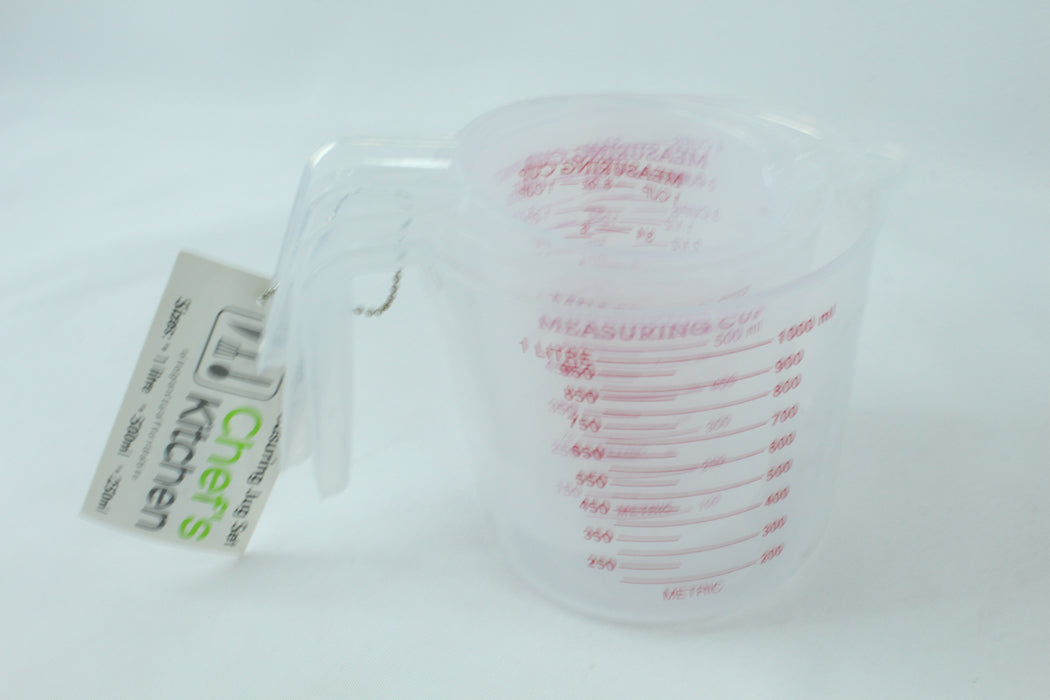 三件式量杯250ml/500ml/1000ml