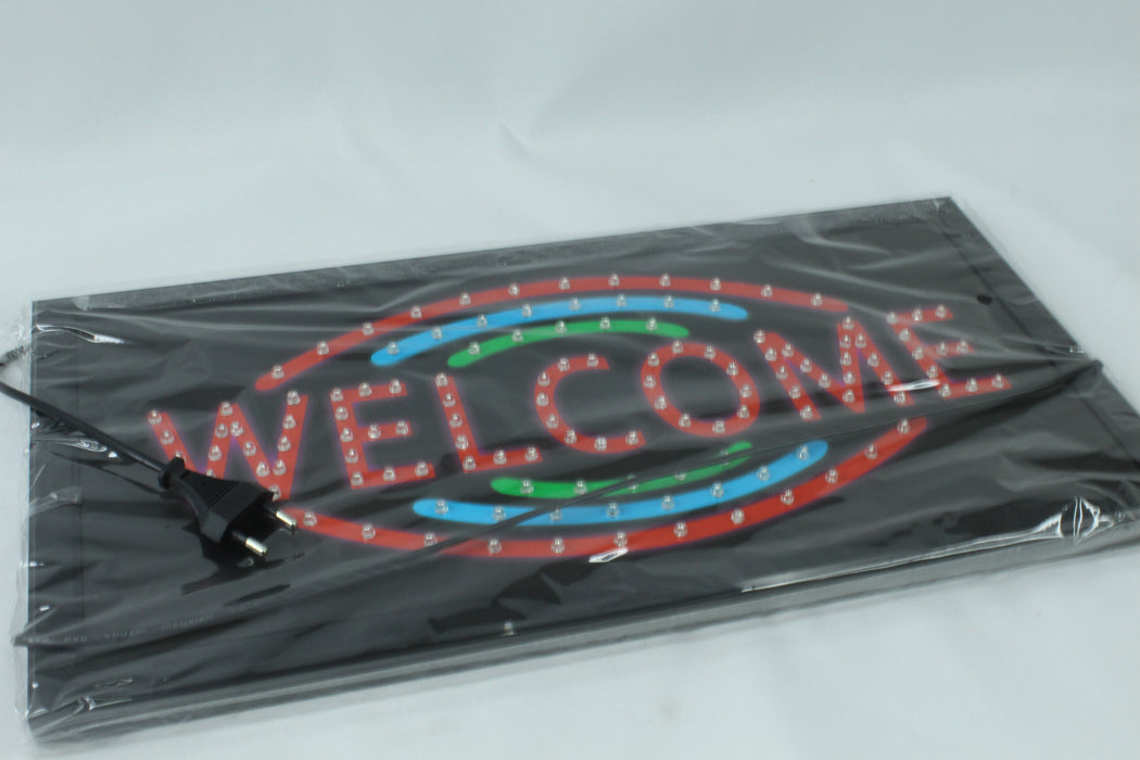 LED Light Sign Welcome