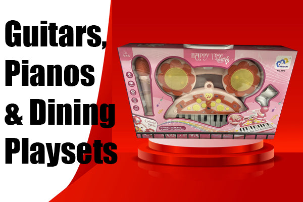 Guitars, Pianos & Dining Playsets