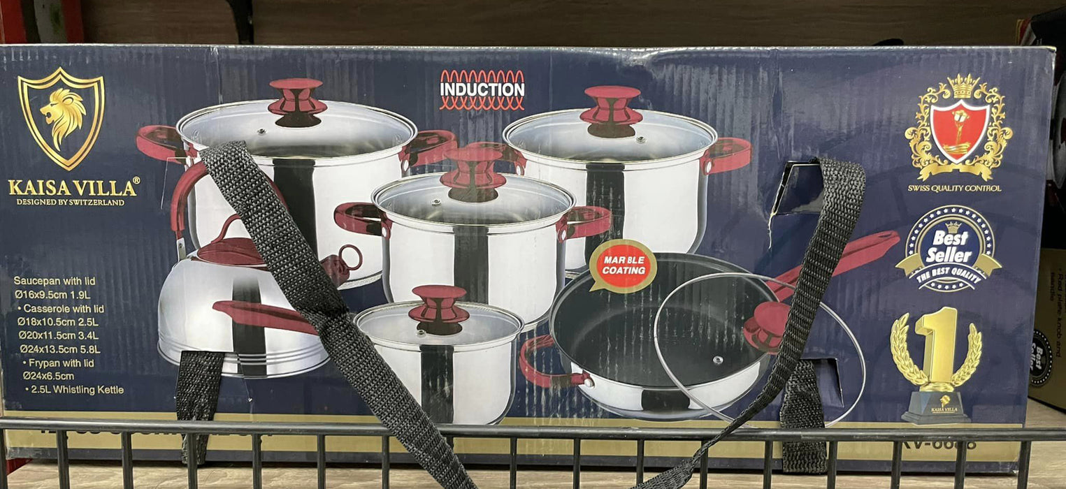 Kaisavilla Marble Coated Cookware set / KV6688