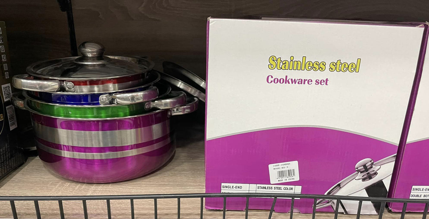 Stainless Steel Cookware set / 164943 / KS-3