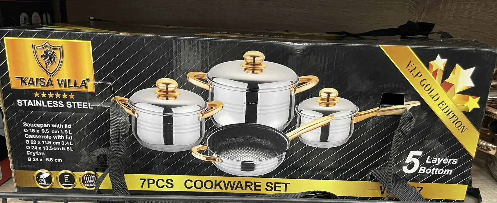 Kaisavilla 7PCs Cookware Set / W2007