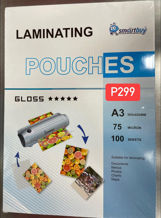 Laminating Pouches Gloss A3
