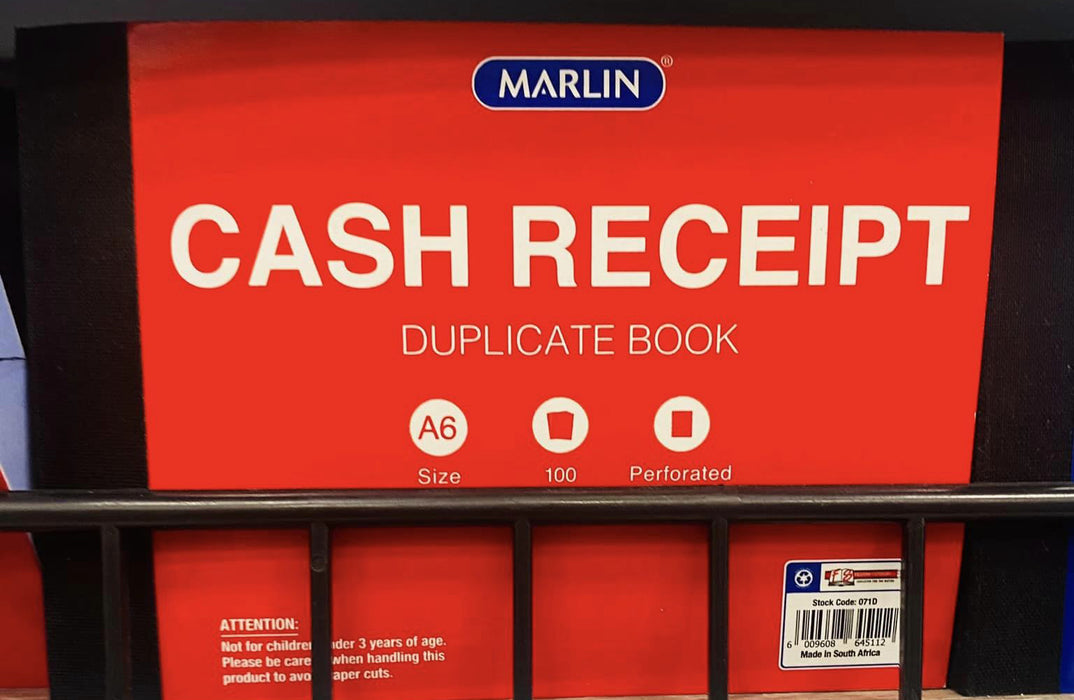 Marlin Dupl.. A6 BK Invoice / 071A