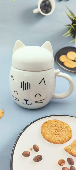 Cute Cat Porcelain cup / 16431022